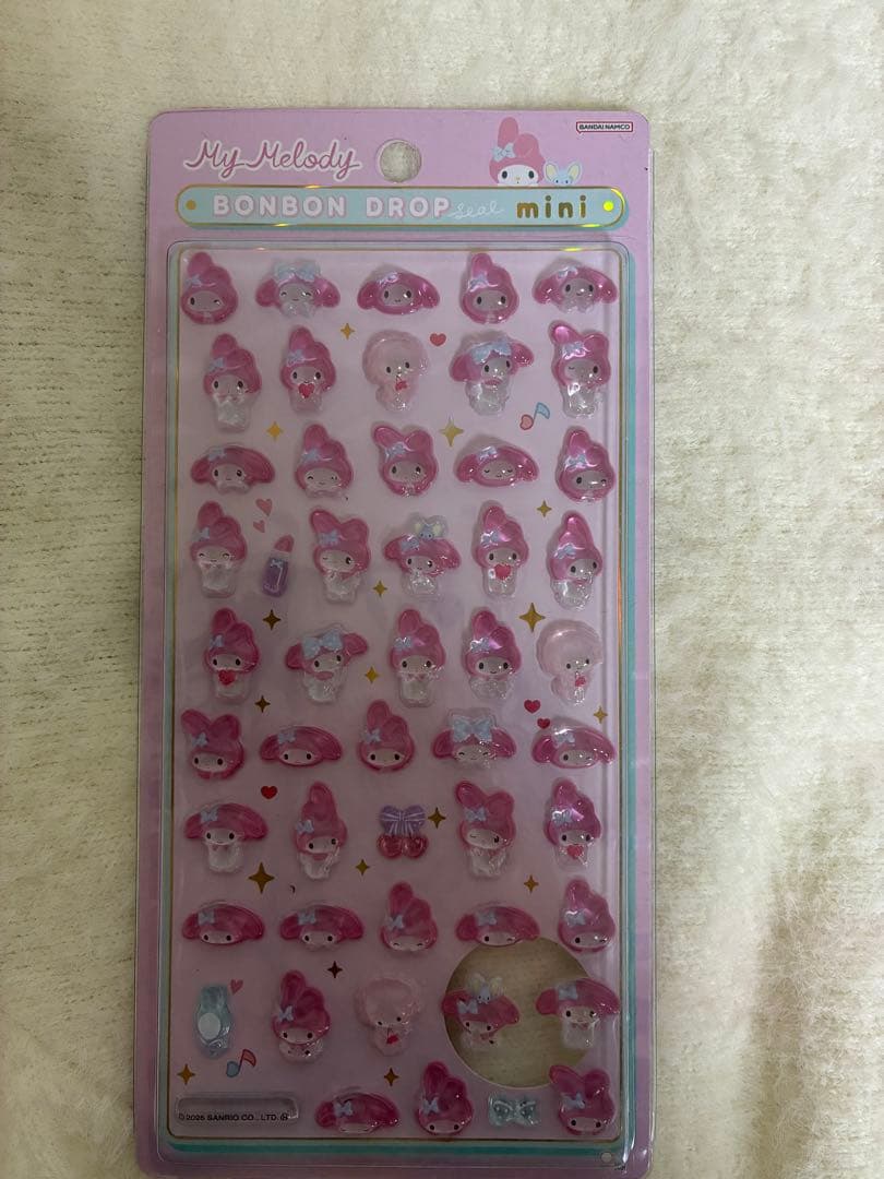 【正規品】ボンボンドロップシールミニ サンリオ＋しずくちゃん＋サンリオステッカー