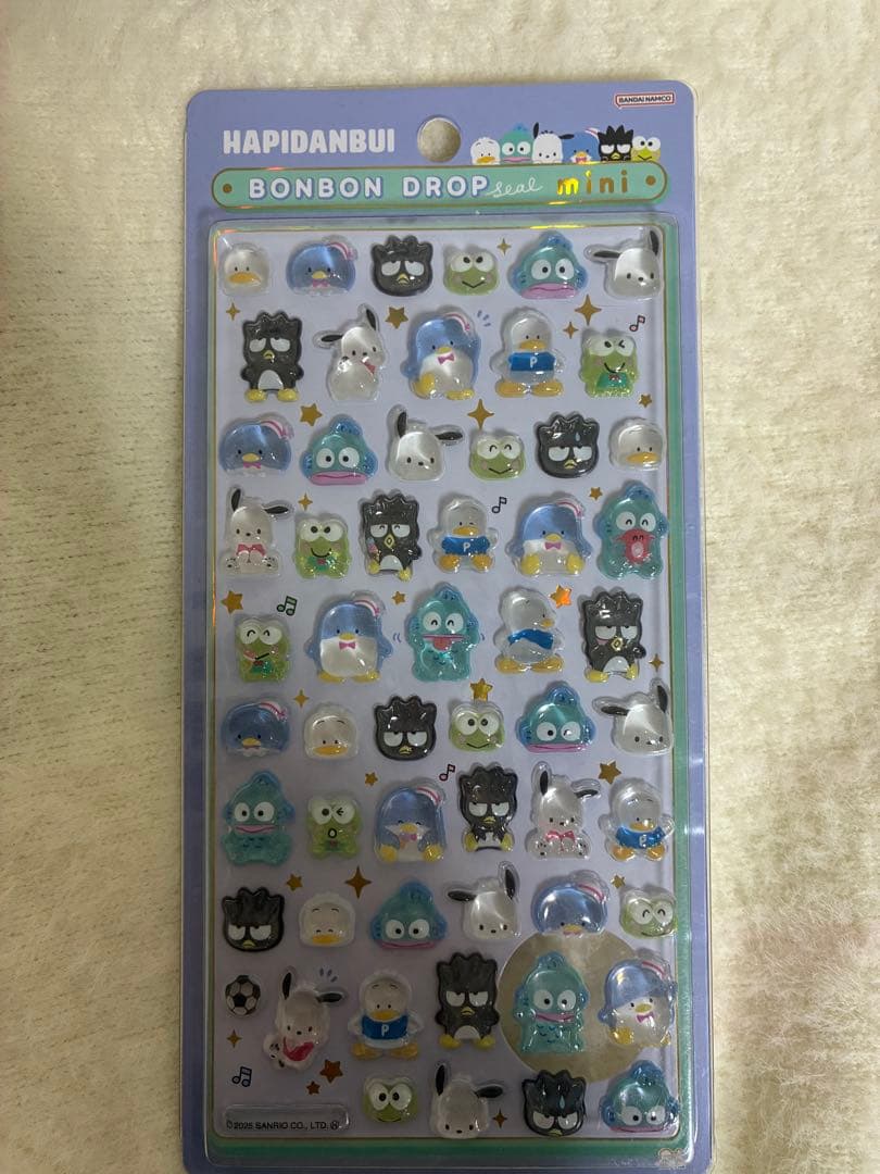 【正規品】ボンボンドロップシールミニ サンリオ＋しずくちゃん＋サンリオステッカー
