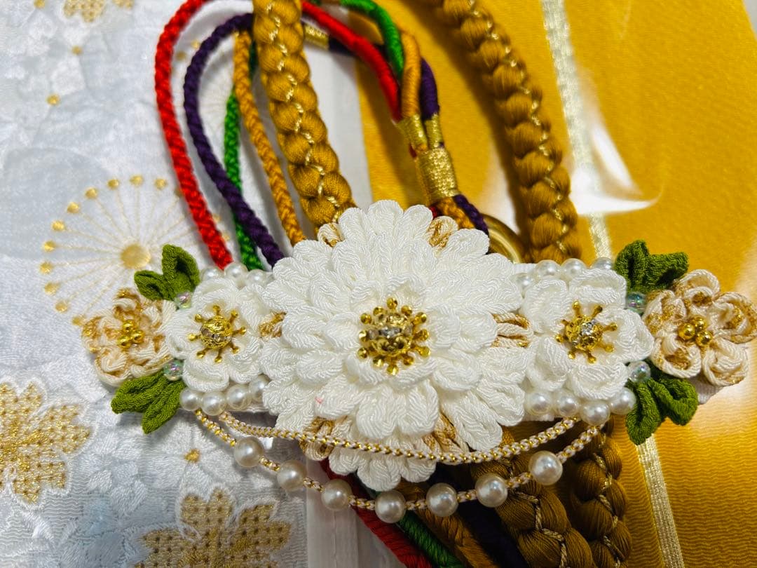 可愛いうさぎの刺繍と金駒刺繍のシックで貴賓溢れる振袖25点フルセット