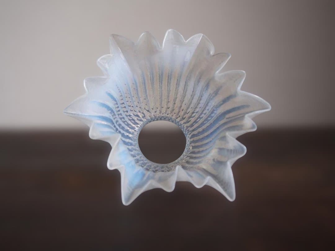 オパールガラス フリルガラス ランプシェード オパールセント/K296