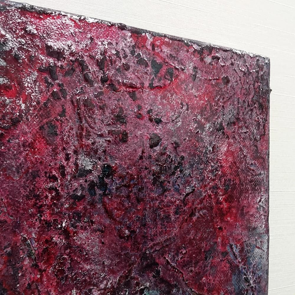 内野隆文　抽象画　絵画　F0号　アート作品　現代美術　キャンバス　真作