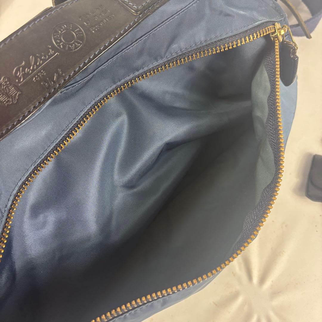 フェリージ 2way ボストンバッグ ヘルメットバック　P4/6 ネイビー