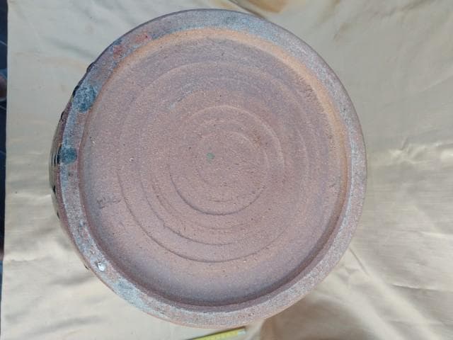 高取焼　笹山登古 壺　瓶　 鉢　広口 　底20口29/31高44cm