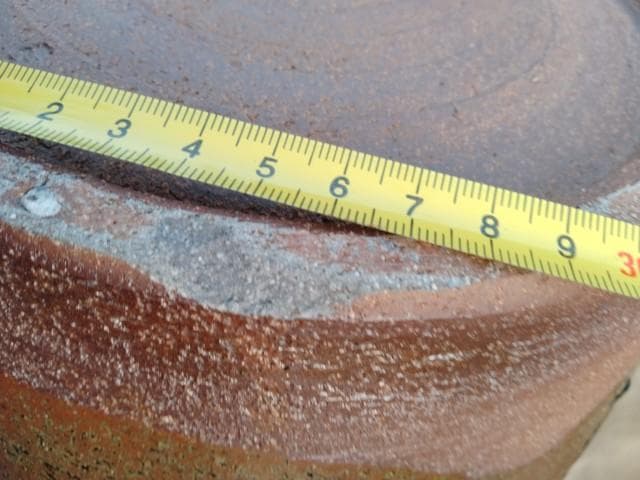 高取焼　笹山登古 壺　瓶　 鉢　広口 　底20口29/31高44cm