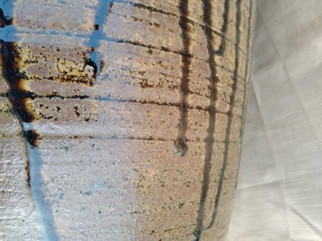 高取焼　笹山登古 壺　瓶　 鉢　広口 　底20口29/31高44cm