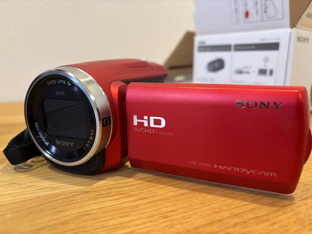 よ*1様 SONY HDR-CX680 ハンディカム レッド