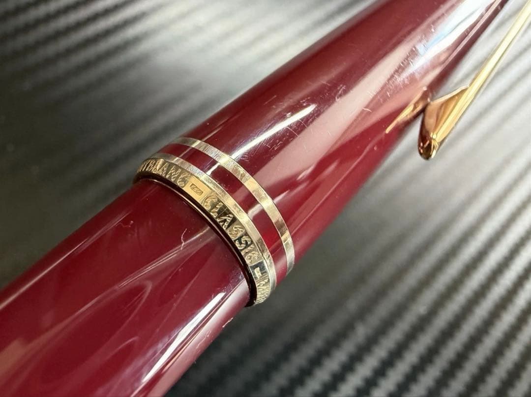 極美品 モンブラン クラシック ボルドー F 細字 万年筆