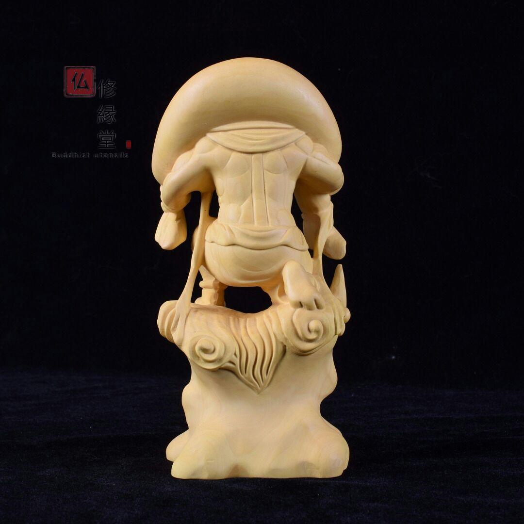 【修縁堂】高品質 木彫仏像 風神立像 彫刻 仏教工芸 仏師で仕上げ