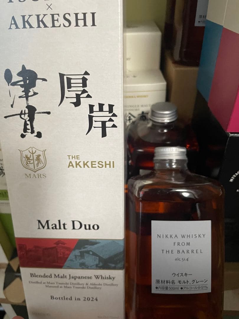 Malt Duo TSUNUKI x AKKESHI ウイスキー