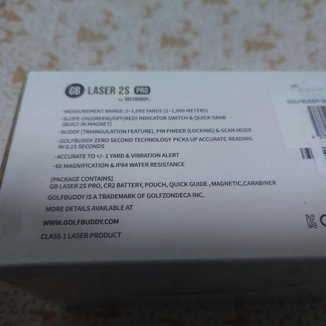 GOLFBUDDY LASER 2S PRO ゴルフ用距離計