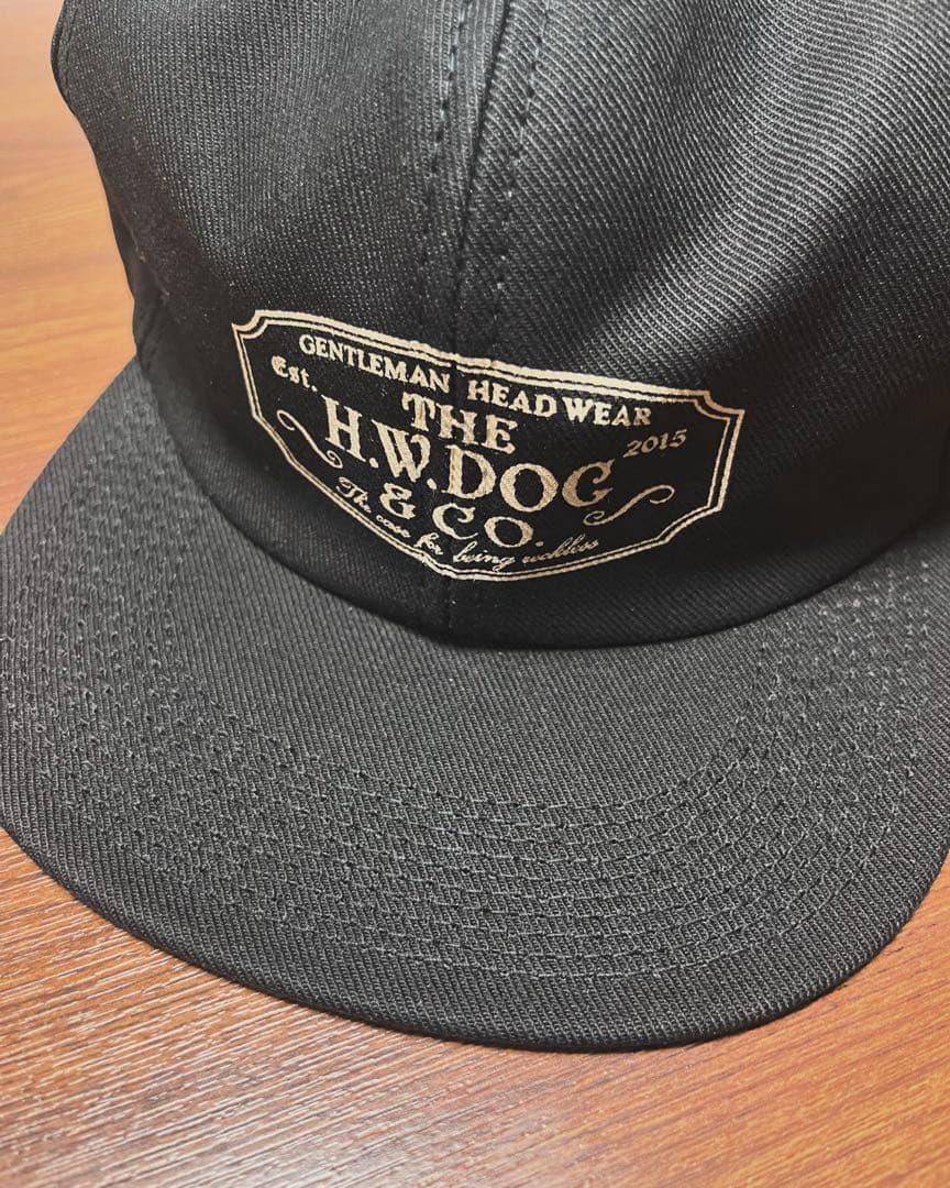 ジェシー様　H.W.DOG & CO. ブラックワークキャップ サイズ40