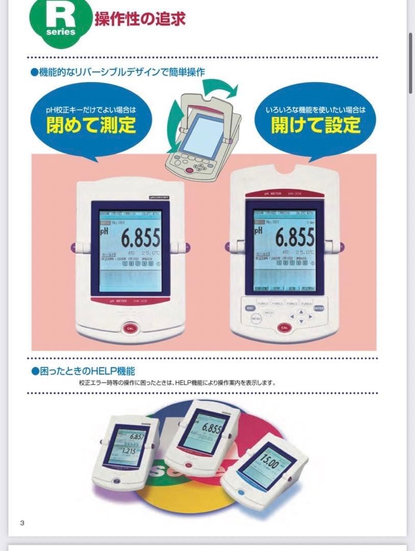 マルチ水質計　東亜DKK MM-60R p H計　酸化還元電位