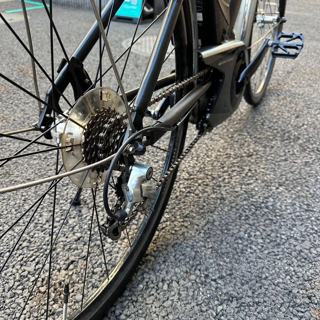 本日最終日パナソニックハリヤ BE-ENHC782B 電動自転車 8速ブラック