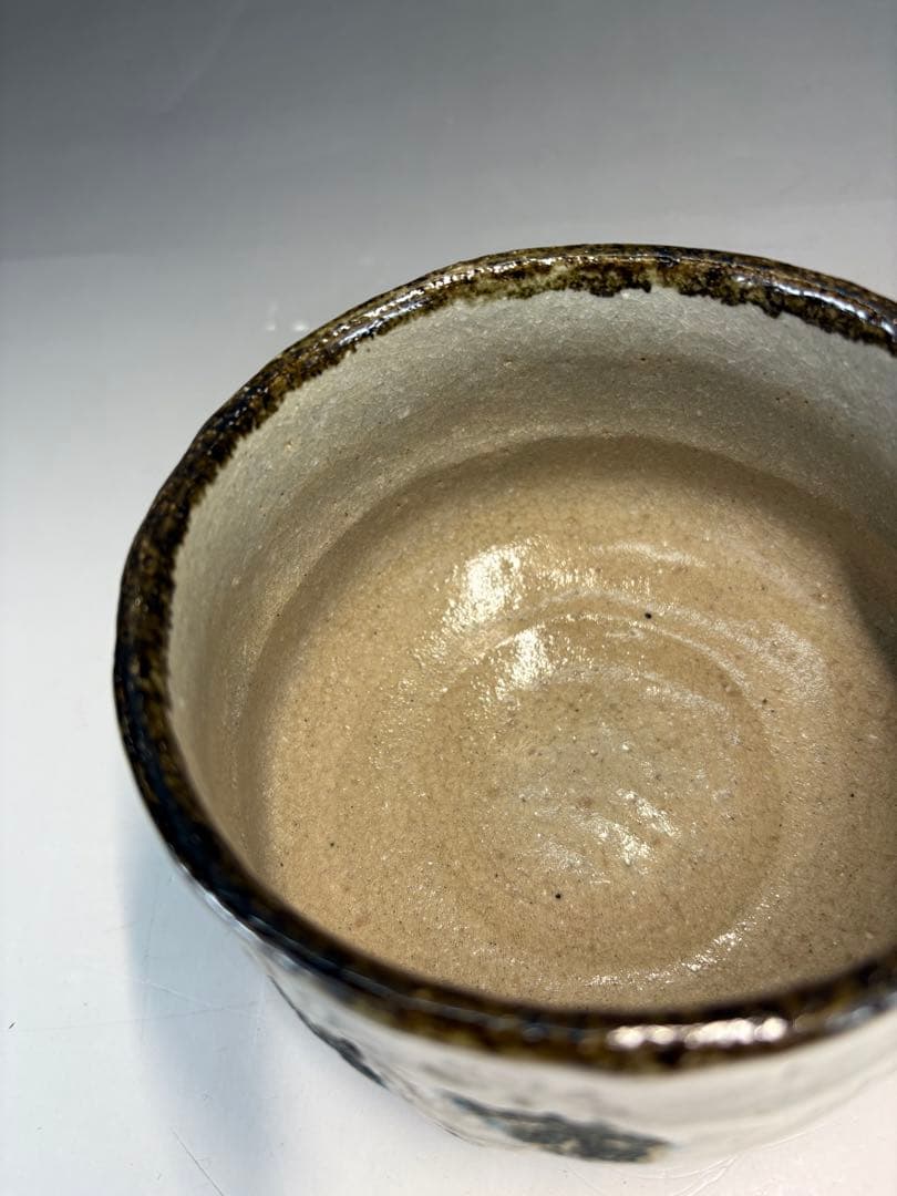 【中古品】吉村楽入造　菊茶碗（共箱）USED〈税込•送料込〉