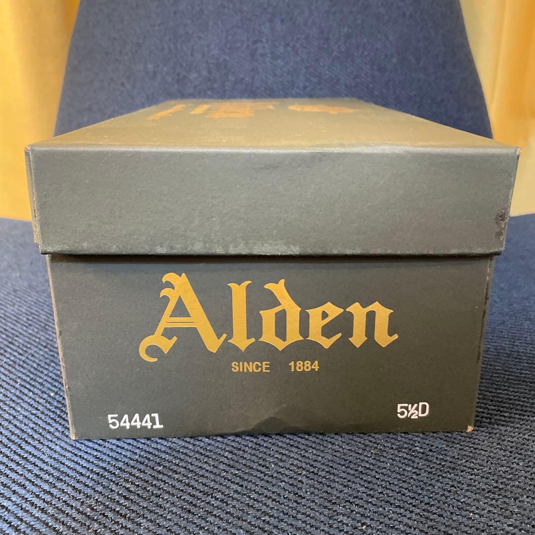 新品　オールデン　Ⅴチップ　カーフ　54441　茶　5ハーフ