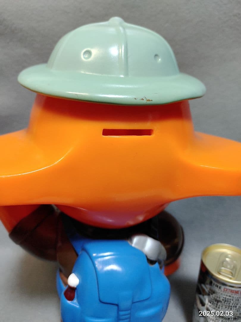 昭和レトロ 佐藤製薬 サトちゃん 探検隊カウンター用 ソフビ貯金箱