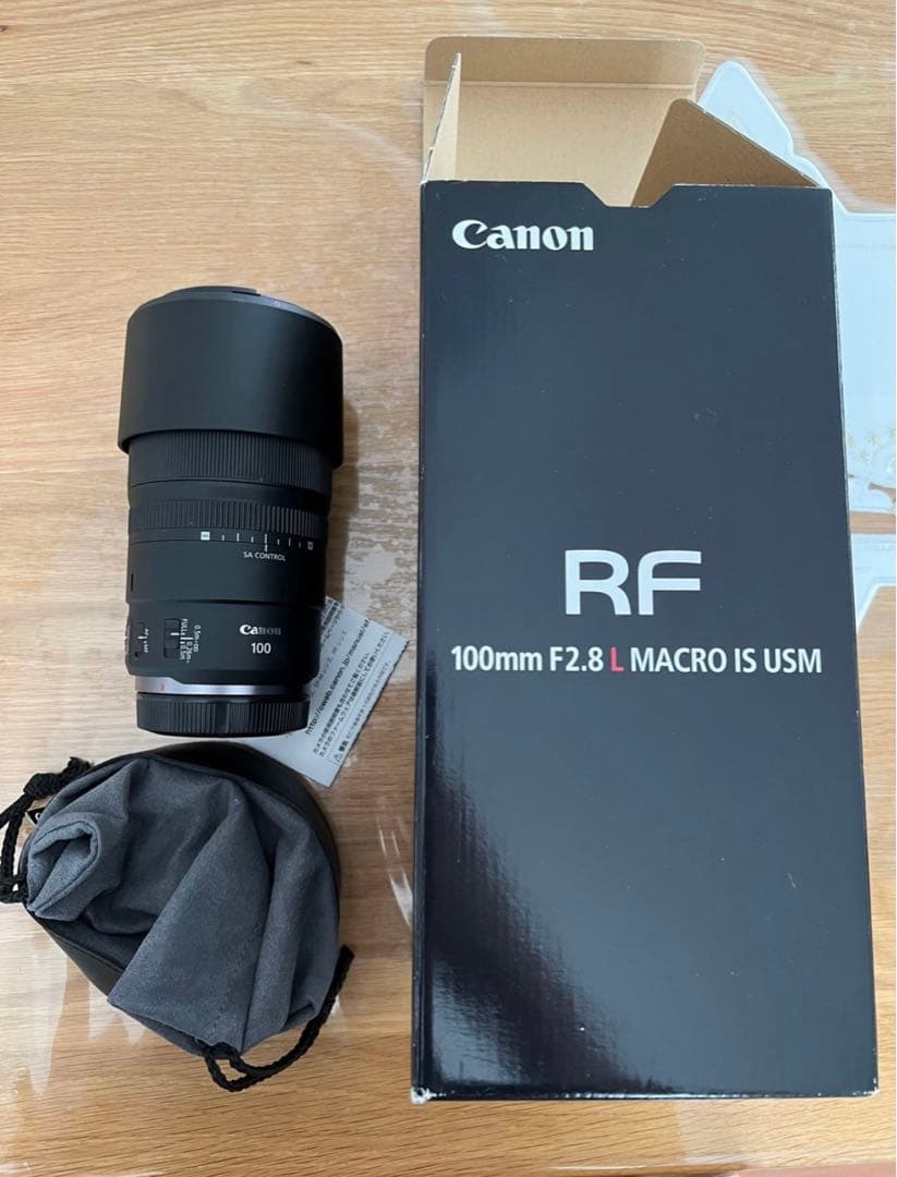 値下げ【美品】Canon RF100mm F2.8 L MACRO IS USM