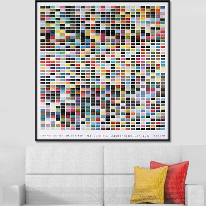 額装済/1025Colors/ゲルハルトリヒター/インテリア/ポスター/リビング