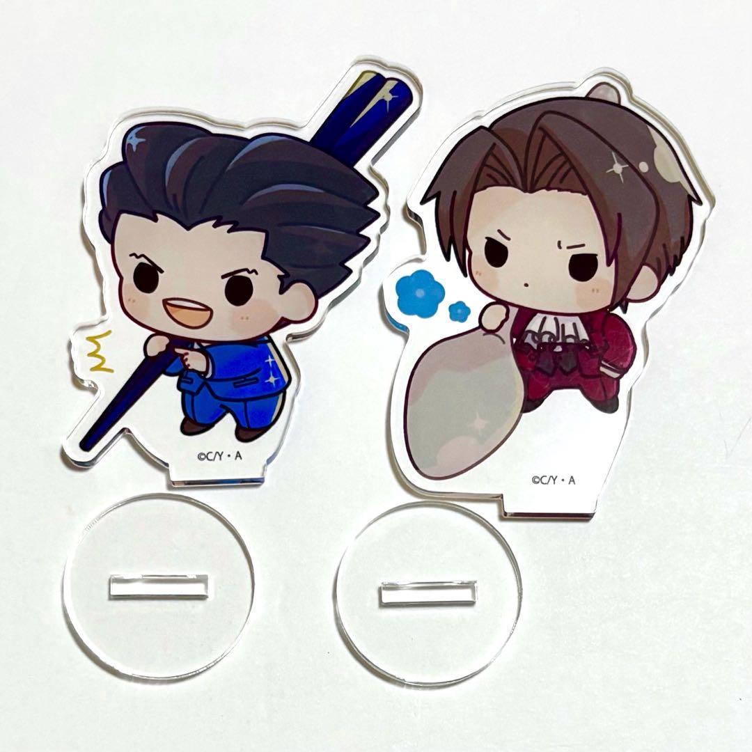 逆転裁判 逆裁 成歩堂龍一 御剣怜侍 アクリルスタンド アクスタ