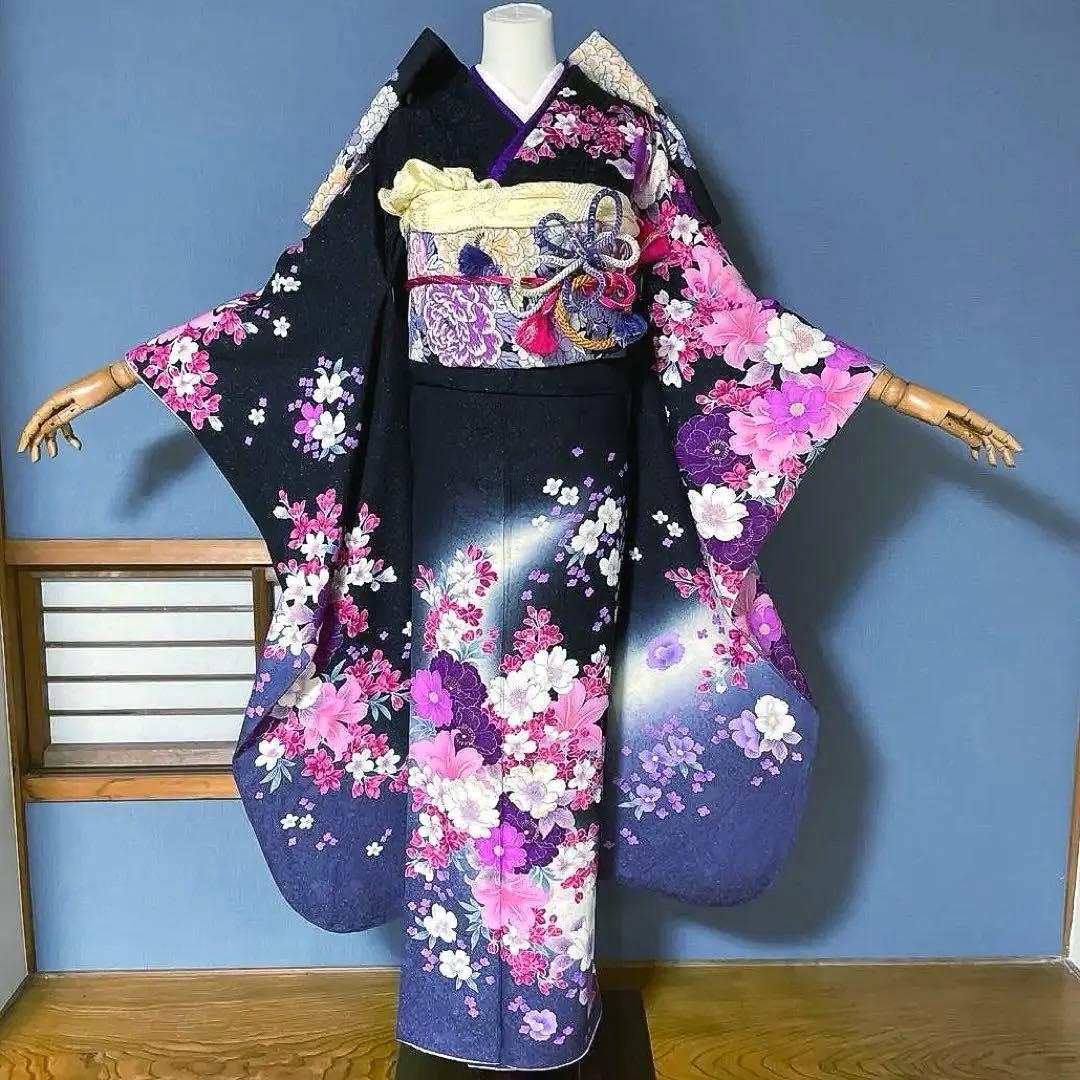 23点　振袖フルセット　高身長　新品ショール着付け道具付き　成人式振袖　振袖