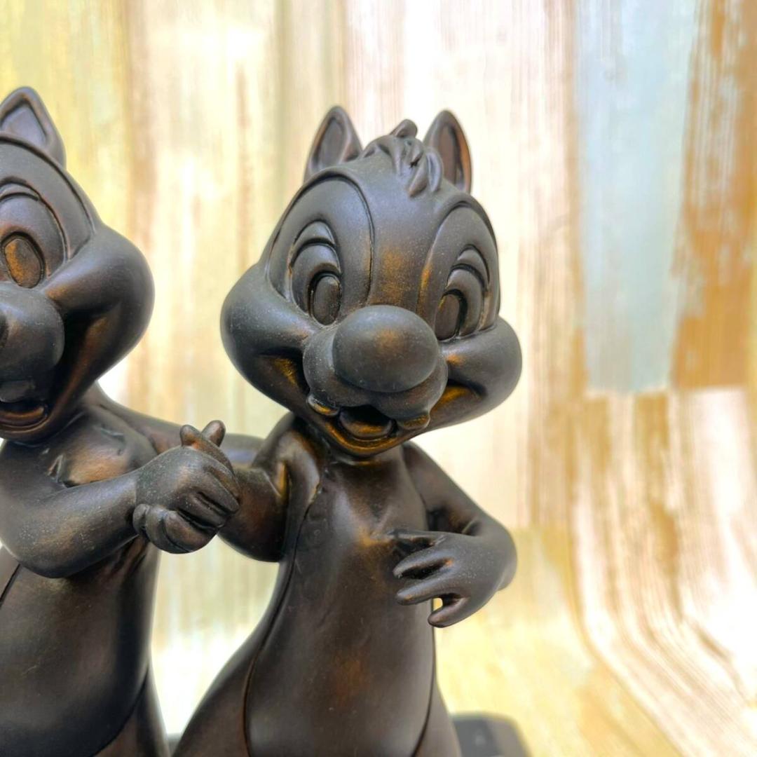 激レア★チップとデール Chip＆Dale チップ＆デール ブロンズ像