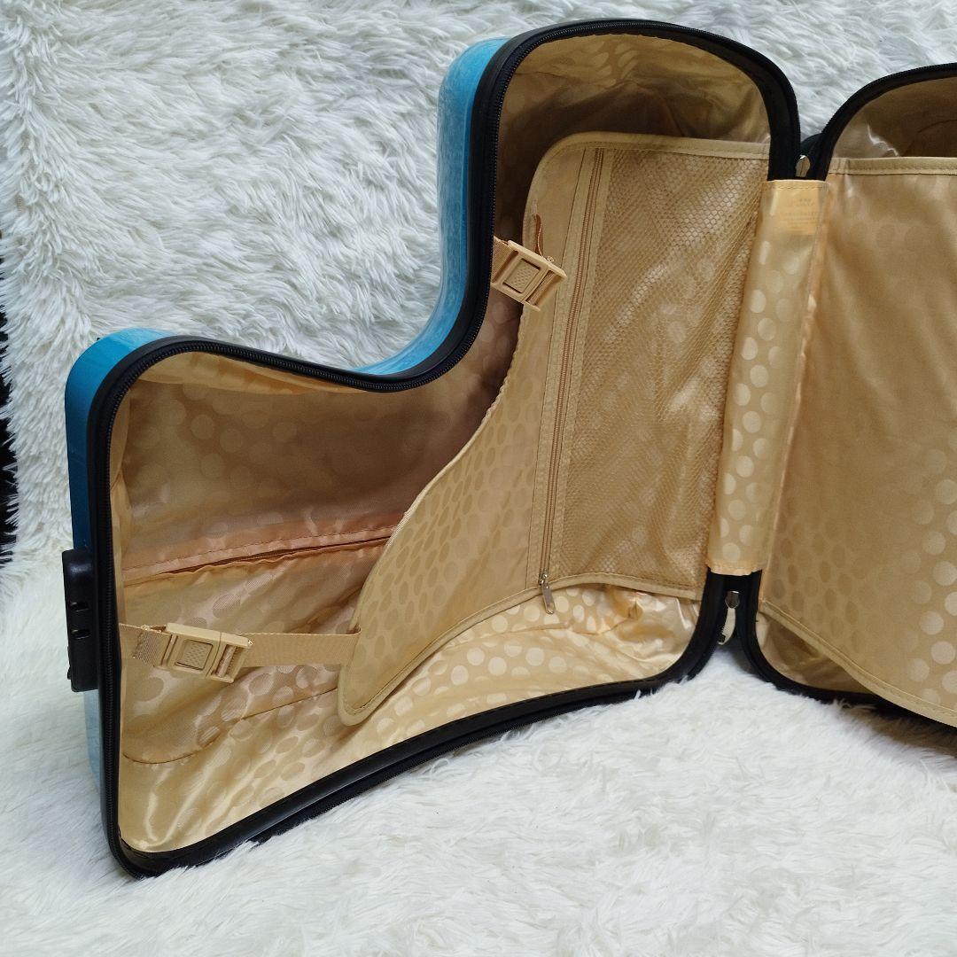 極美品✨NORICCO ノリッコ　子どもが乗れるキャリーケース　スーツケース　M