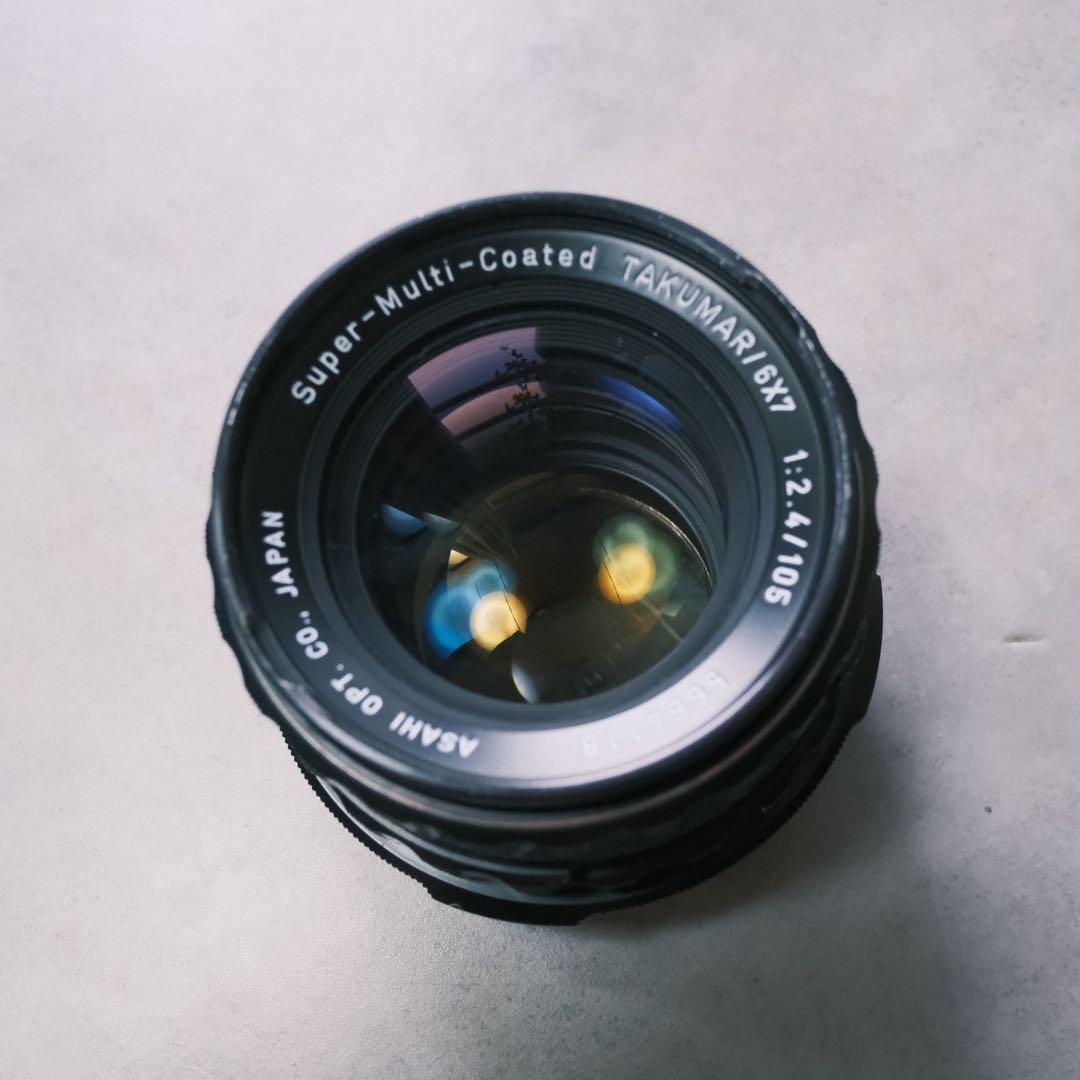 Pentax67 105mm f/2.4 レンズ 前期型