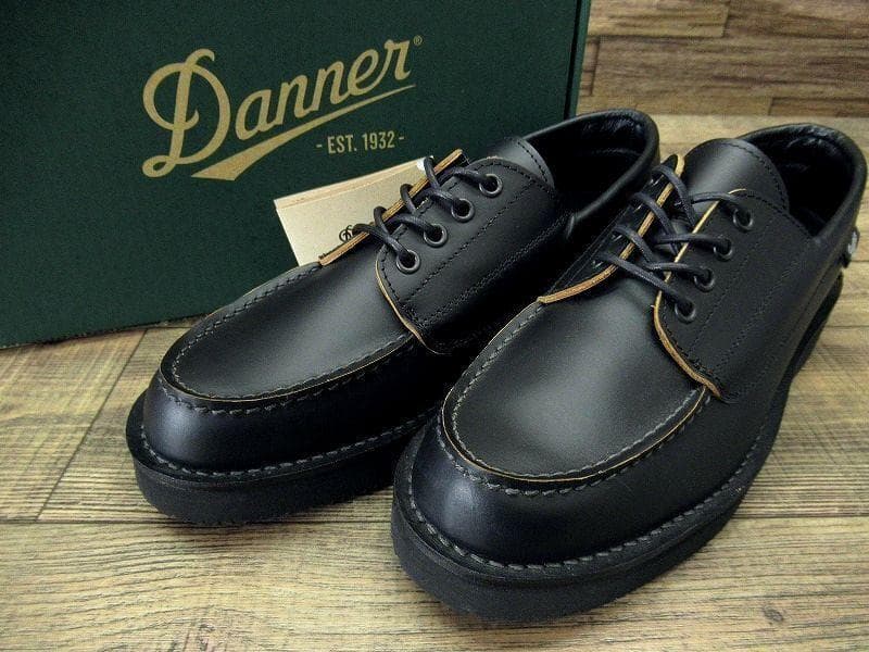 専用　ダナー ブローガン 茶芯 モカシン レザー シューズ 黒 27.0 ①