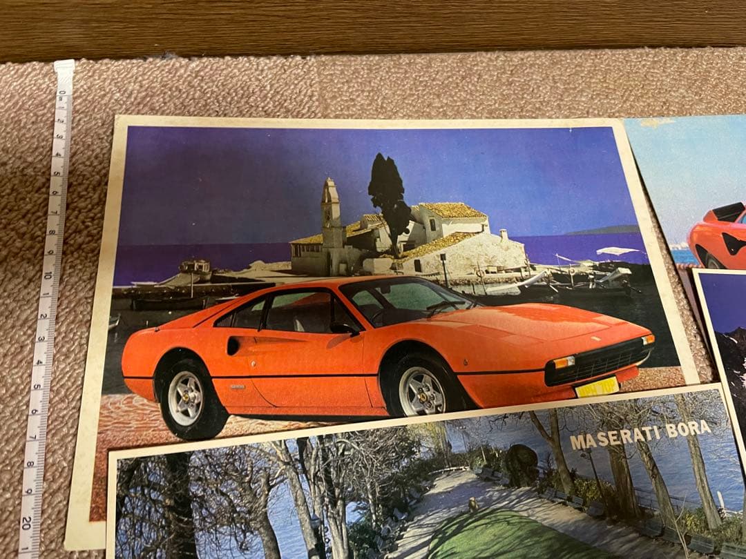 スーパーカー　カード　大判　昭和　11枚セット　ランボルギーニ　ポルシェ