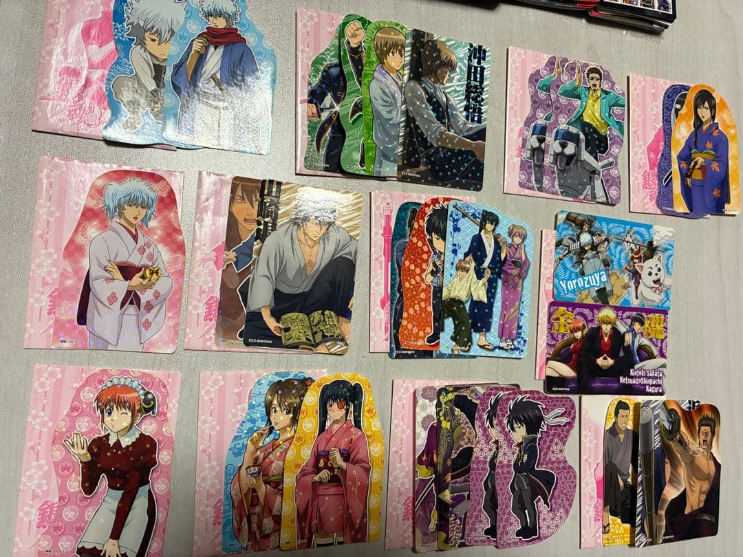 銀魂 クリアカード ウエハース ステッカー カードダス まとめ売り 417枚