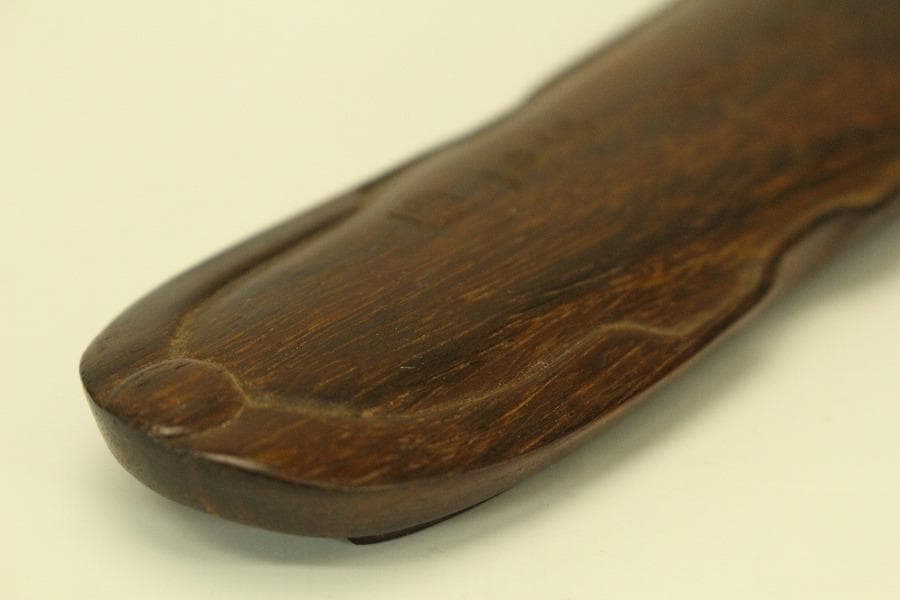 唐木 紫檀 琴形 置物 文房四宝(HA531)