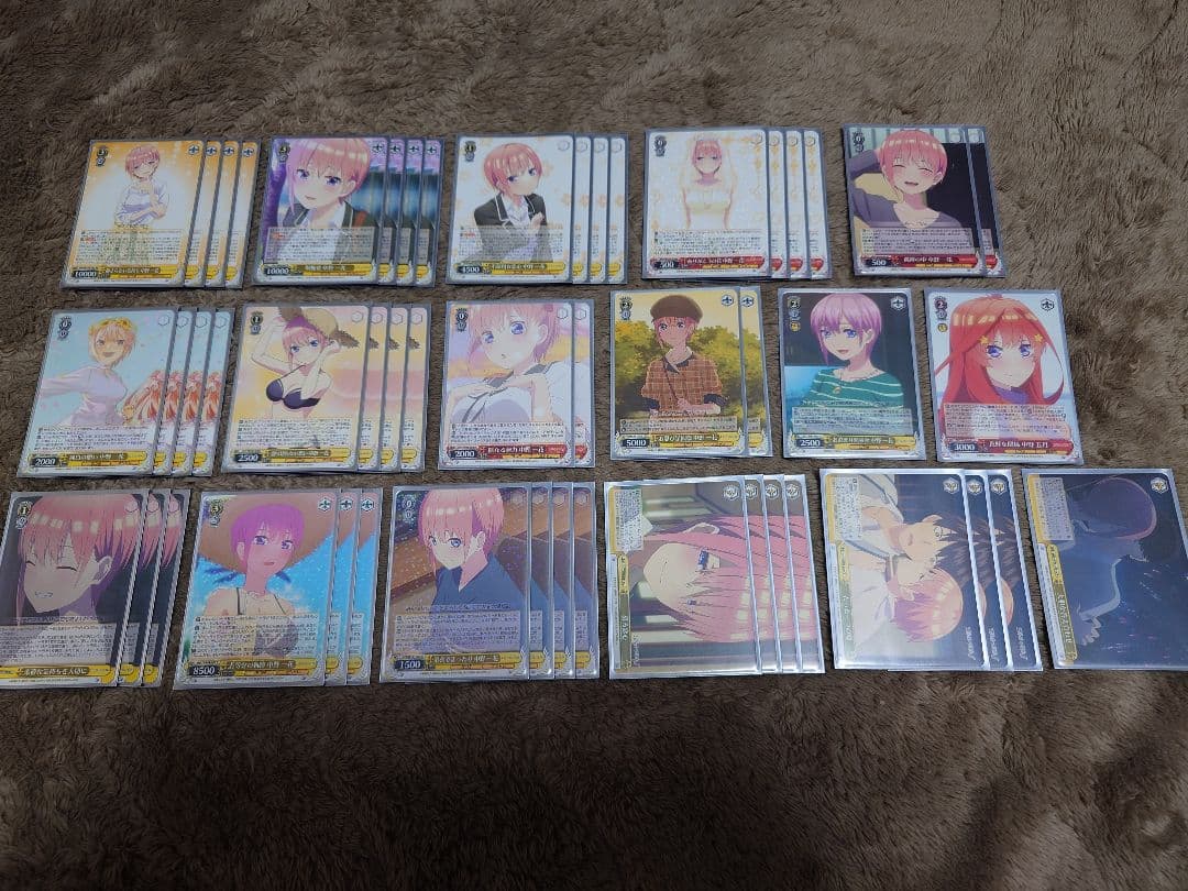 ヴァイスシュヴァルツ　五等分の花嫁　一花デッキ　パーツおまけ付