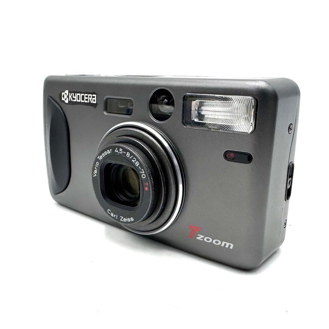 完動品 KYOCERA Tzoom Carl Zeiss フィルムカメラ