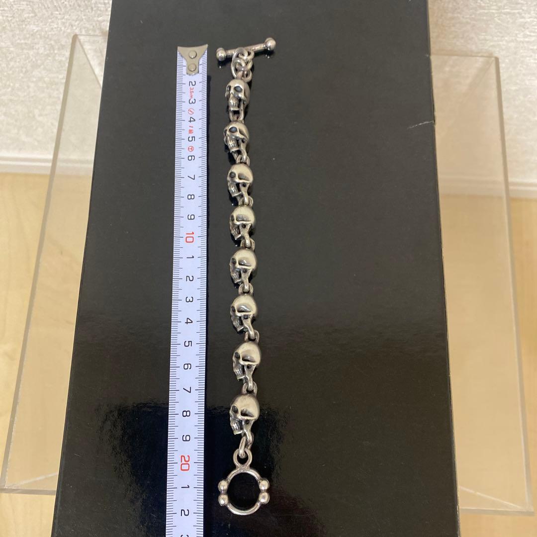 PAD商品　シルバー　スカル　ブレスレット