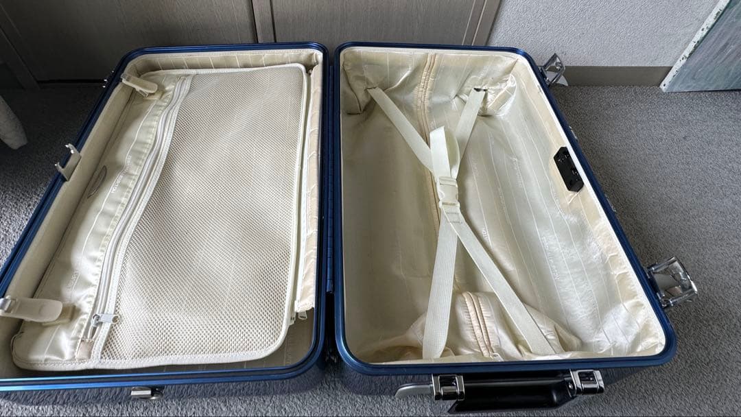 USA製 ゼロハリバートン アルミ キャリーケース ZR21 2輪 艶ありブルー