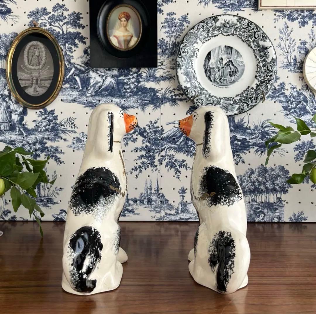 英国ヴィンテージ ♤ スタッフォードシャードッグ 22cm