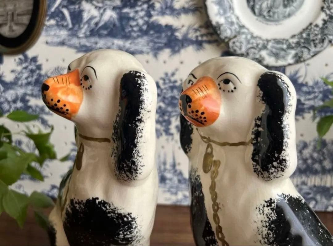 英国ヴィンテージ ♤ スタッフォードシャードッグ 22cm