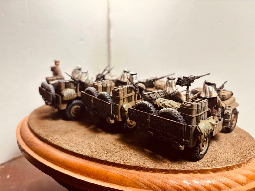 1/35 イギリス軍デビットスターリング中佐率いるSASジープ チーム