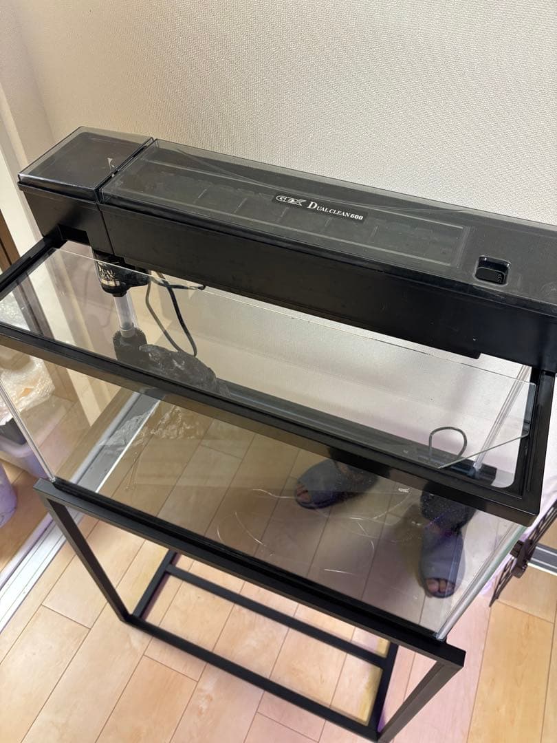 水槽60センチ セット ポンプ 底石 LEDライト