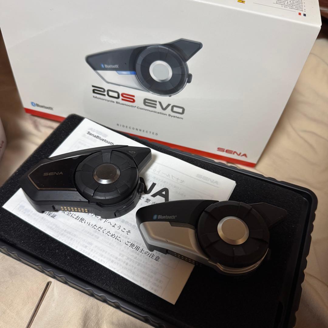 値下！実働SENA 20S EVO & ジャンク30K 2台セットバイクインカム