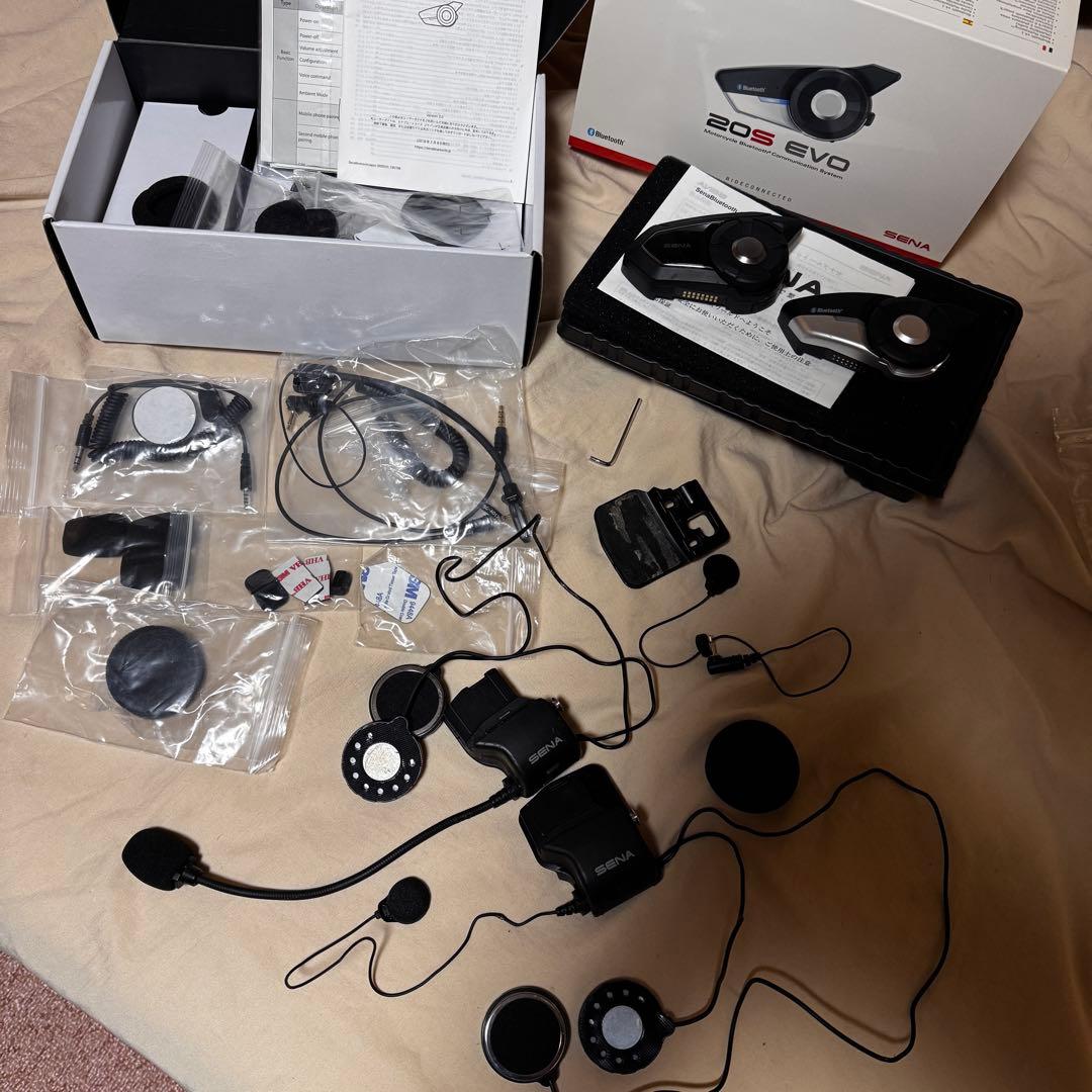 値下！実働SENA 20S EVO & ジャンク30K 2台セットバイクインカム