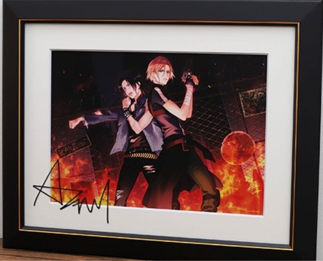 A3!展　東京会場　複製サイン入りキャラファイングラフ　複製原画