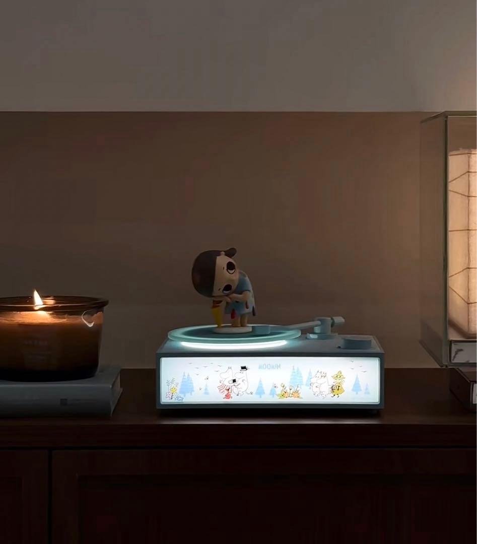 ま*ぱ様 ムーミン フィギュア付き アロマナイトライト Bluetoothスピー