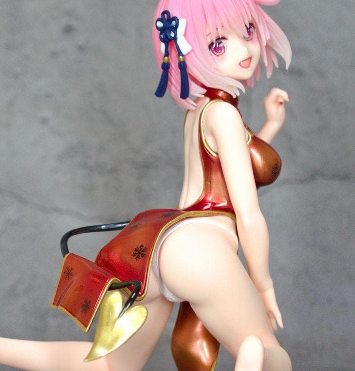 た*し様 リペイント フィギュア Desktop Cute モモ チャイナドレス