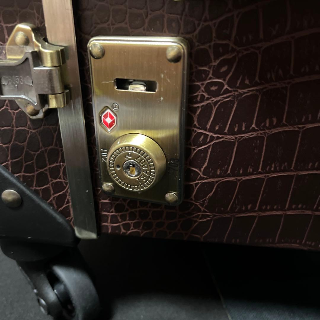 HANAism ハナイズム　キャリーケース　クロコブラウン　XXL セット