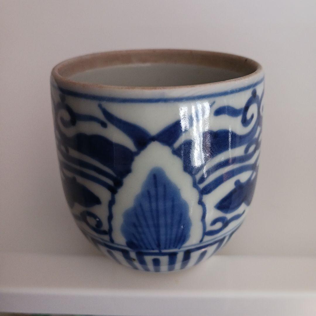 古伊万里　湯呑み茶碗