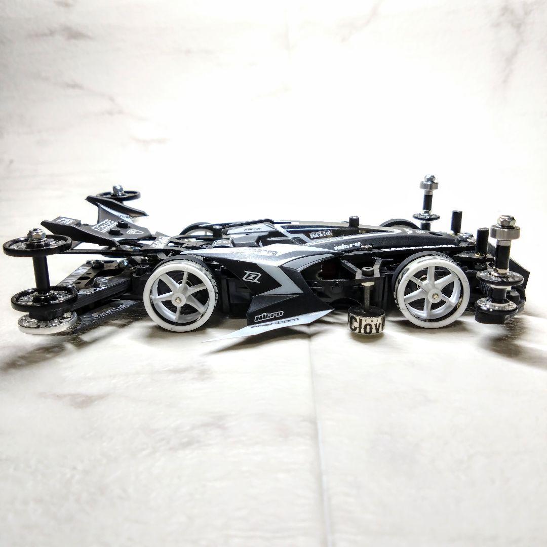 ミニ四駆　完成品　アズール アバンテMKⅢ　MSフレキ シロクロ