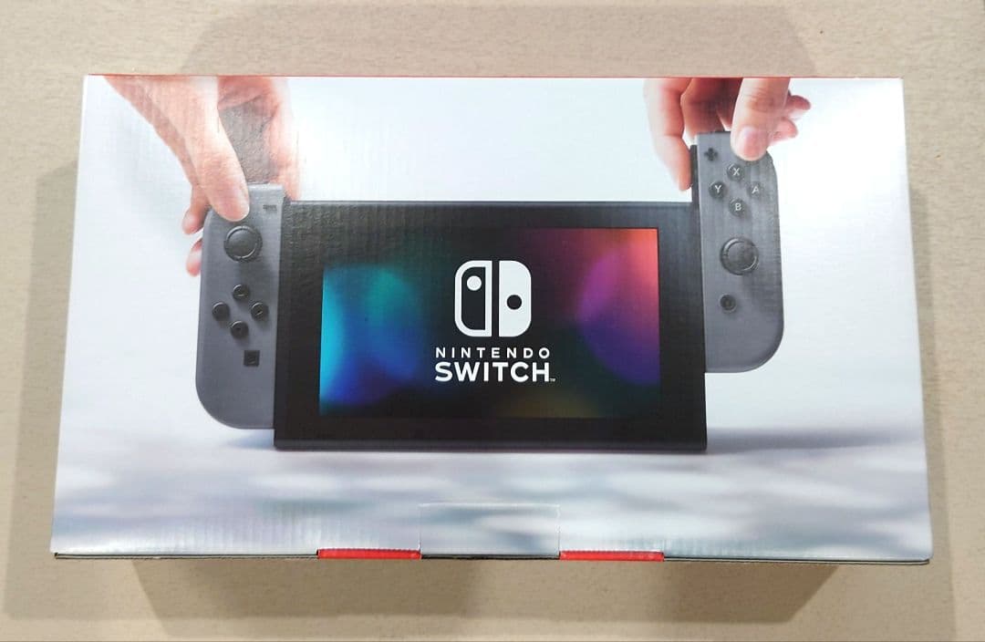【美品】【箱あり】即日発送可 Nintendo Switch グレー 本体
