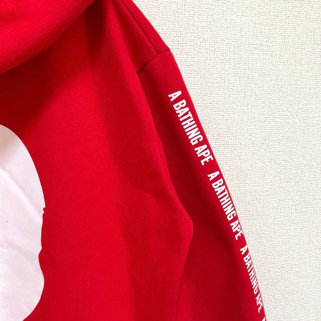 激レア アベイシングエイプ Champion コラボ パーカー 赤 M