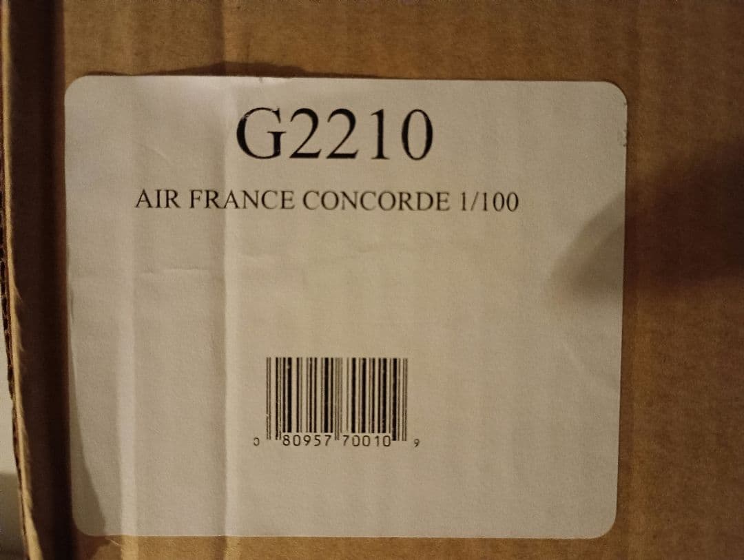 1/100 64cm AIR FRANCE CONCORDE G2210 希少